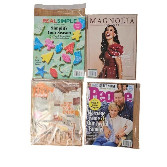 Magazine Variety Lot of 4 New Magazines, Summertime‎ Reading, Home Design People - Picture 3 of 3